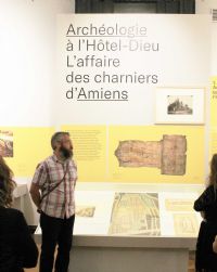 Coup de projecteur : Archéologie à l'Hôtel-Dieu. L'affaire des charniers d'Amiens. Le vendredi 4 novembre 2022 à AMIENS. Somme.  14H30